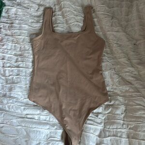 abercrombie and fitch tan bodysuit